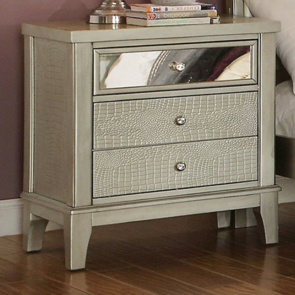 Amiyah 3 Drawer Nightstand By Everly Quinn Great Reviews