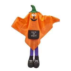 Standing Pumpkin Costume Greeter Figurine