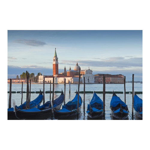 San Giorgio Venice 3.2m x 4.8m Textured matt Peel & Stick Wall Mural East Urban Home
