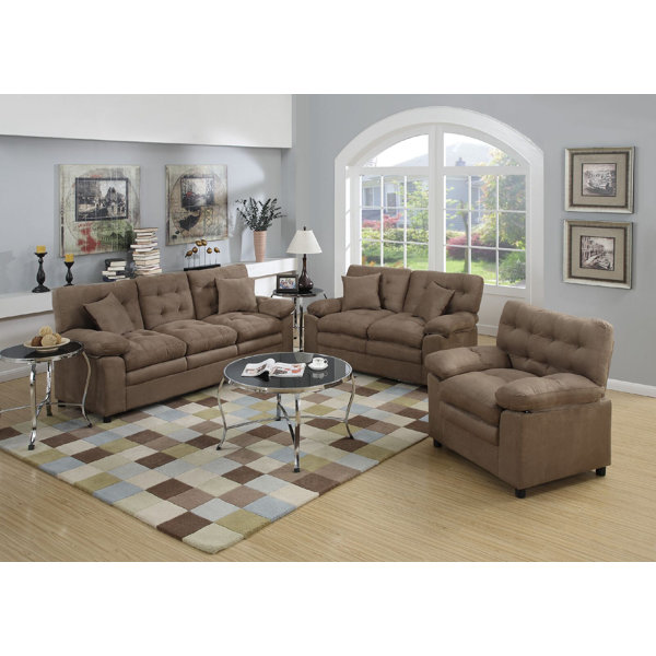 Hayleigh 3 Piece Living Room Set by Red Barrel Stu