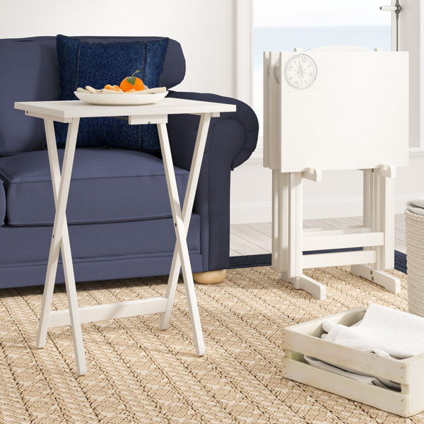 Ally 5 Piece TV Tray Table Set with Compass by Breakwater Bay| @ $112.99