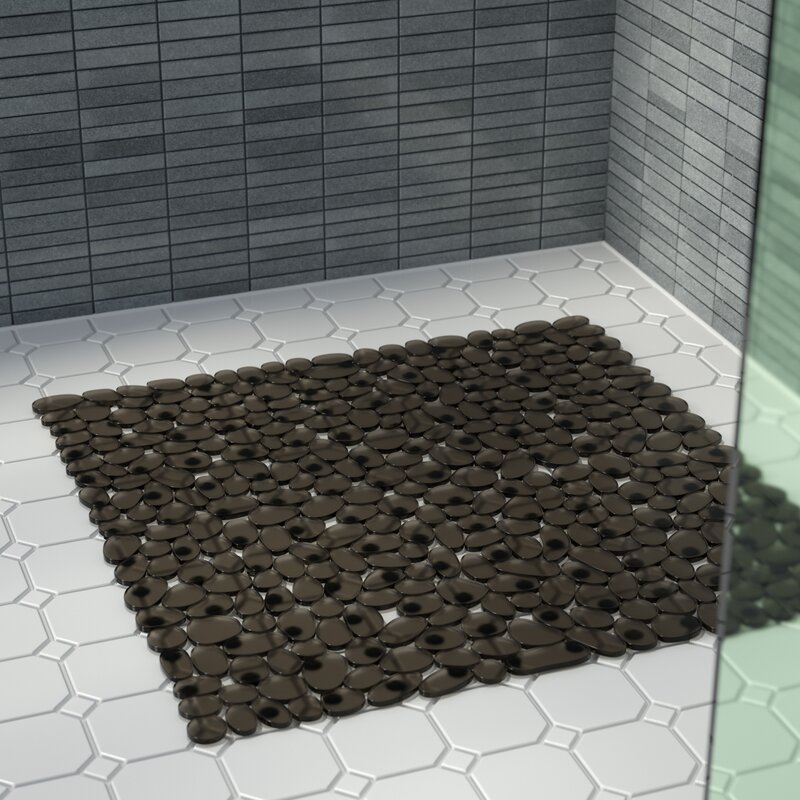 Wade Logan Anja Stall Pebbles Vinyl Shower Mat Reviews Wayfair