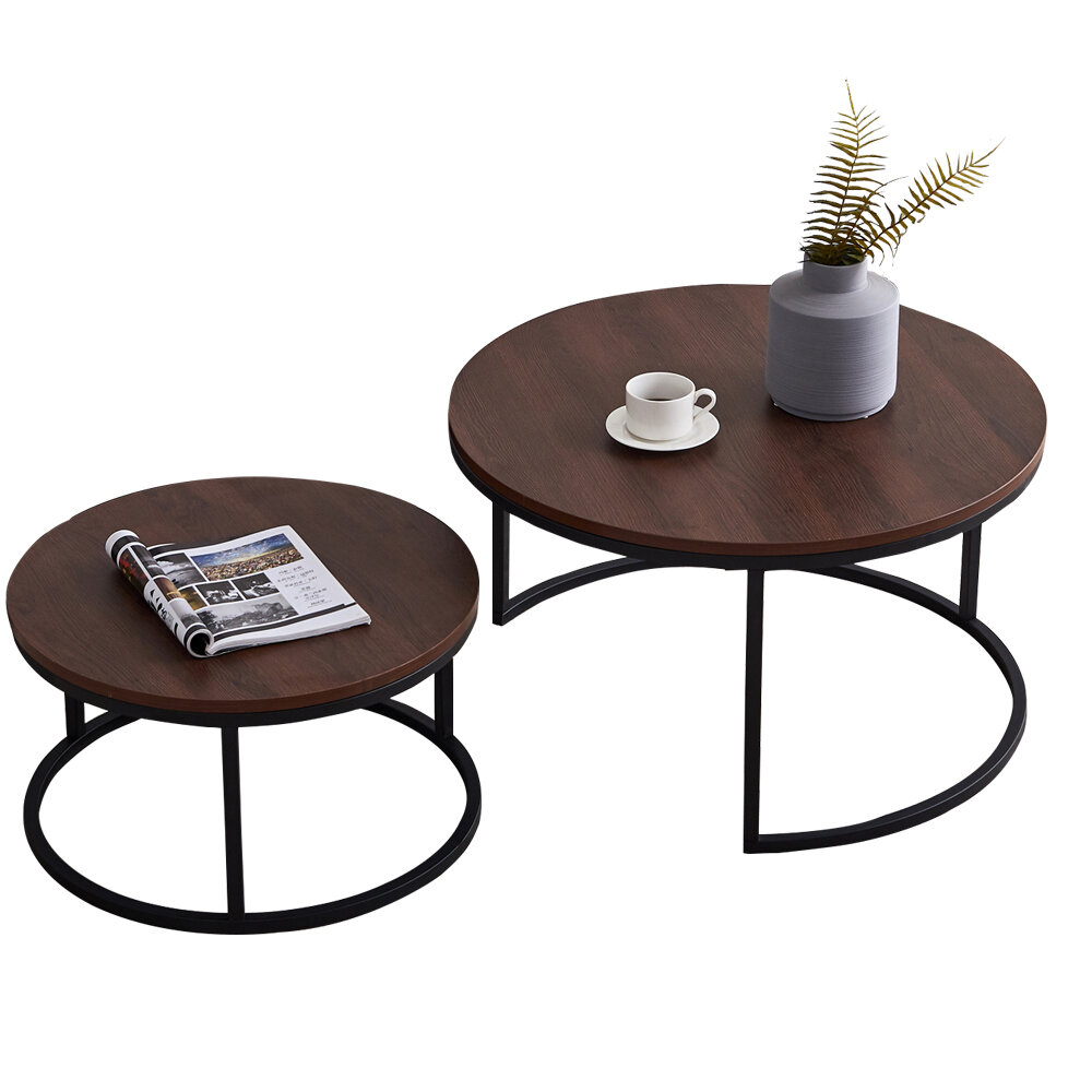 17 Stories Melby 2 Piece Coffee Table Set Wayfair