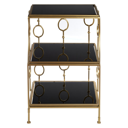 Mya 67cm 2 Shelf Shelving Unit Canora Grey