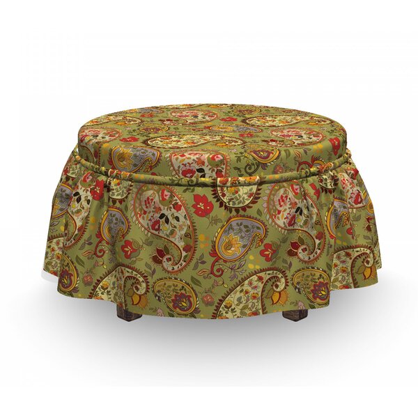 Persian Ottoman Slipcover (Set Of 2) By East Urban Home