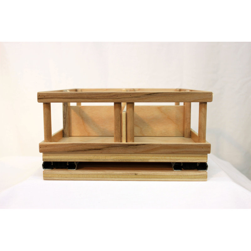 Rebrilliant Upper Cabinet Spice Rack Caddy Small Pull Out Drawer