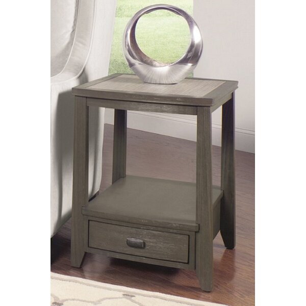Dunhill End Table With Storage By Breakwater Bay