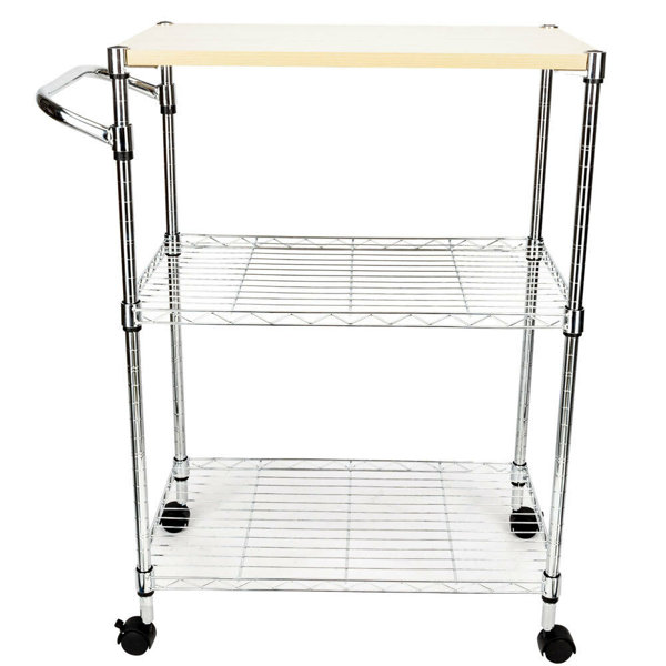 Ktaxon 3 Tier Rolling Kitchen Trolley Utility Cart Wayfair