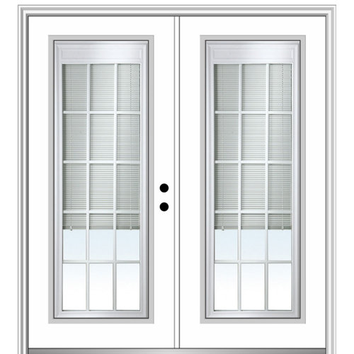 Verona Home Design Primed Fiberglass Prehung Entry Door Wayfair