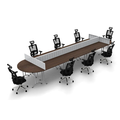 Rectangular Conference Table Inbox Zero Top Finish: Java