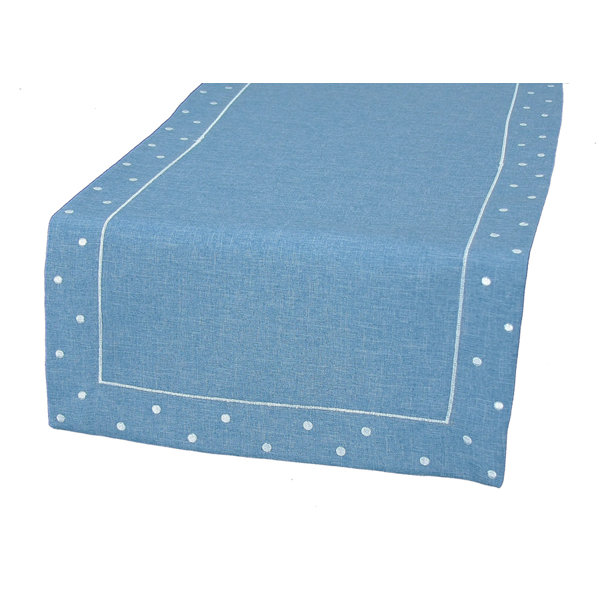 Breen Embroidered Easy Care Rectangular Table Runner by August Grove