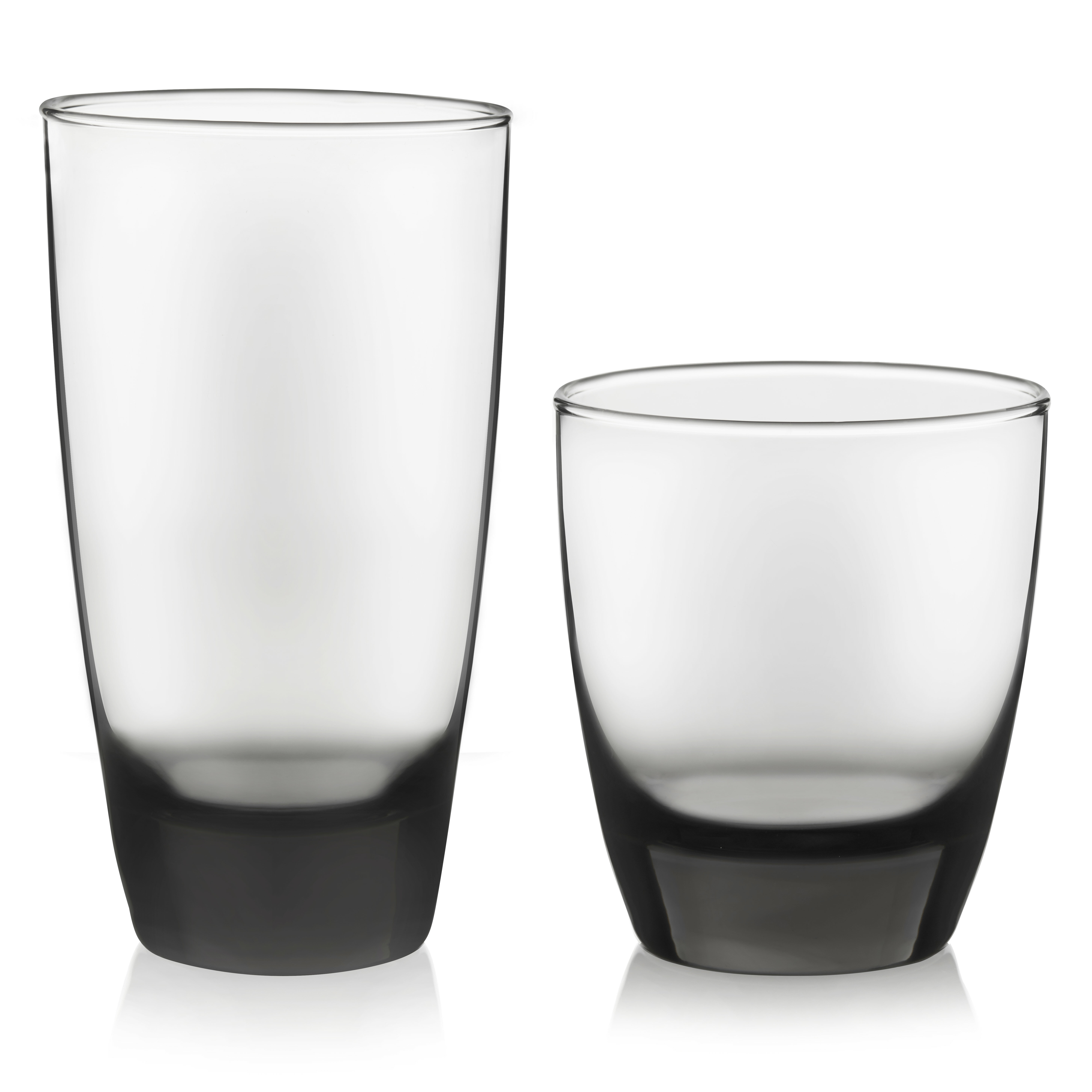 Libbey Classic Mocha 16 Piece Tumbler And Rocks Glass Set 0691