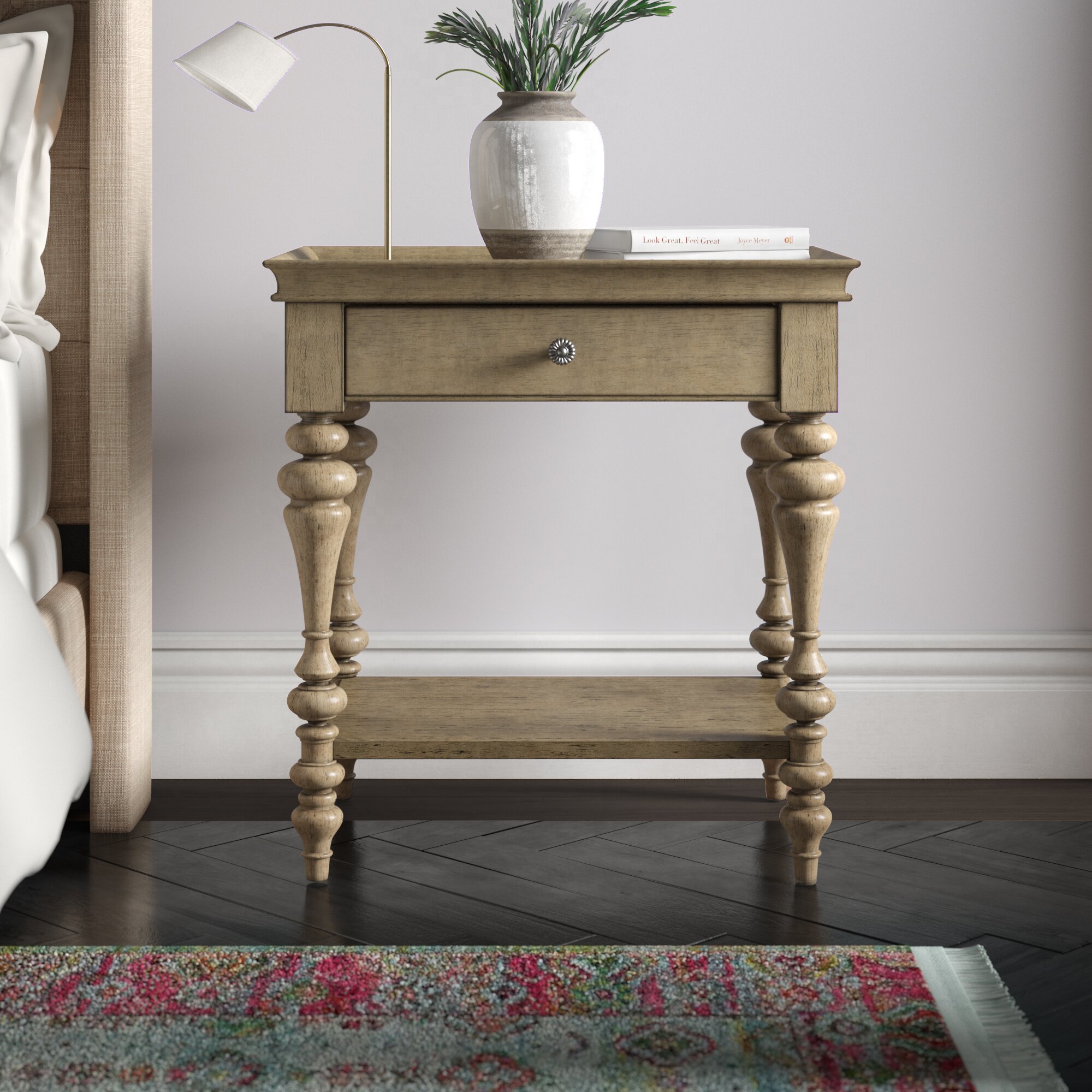 Hatton 1 Drawer Nightstand