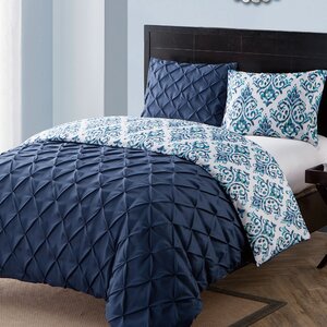 Thaddeus 3 Piece Reversible Duvet Set