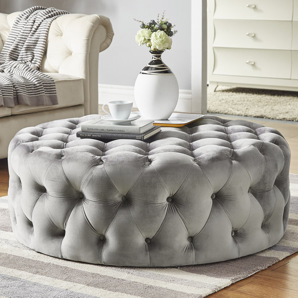 Sagebrush Cocktail Ottoman By Three Posts 2019 Sale
