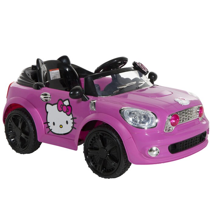 Dynacraft Hello Kitty Coupe 6V Battery Powered Car | Wayfair