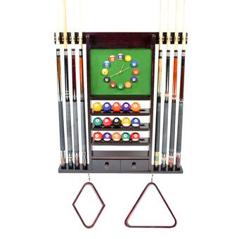 Ram Game Room Dartboard Cabinet Wall Cue Rack Wayfair