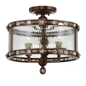 Paragon 3-Light Semi Flush Mount