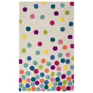 Raquel Hand-Tufted Blue/Green Kids Rug