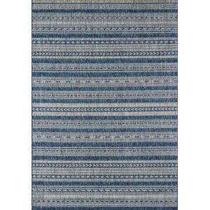 Tuscany Blue Indoor/Outdoor Area Rug