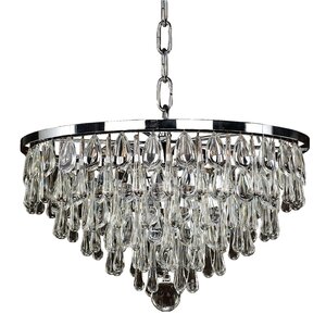 Summer Rain 6-Light Crystal Chandelier