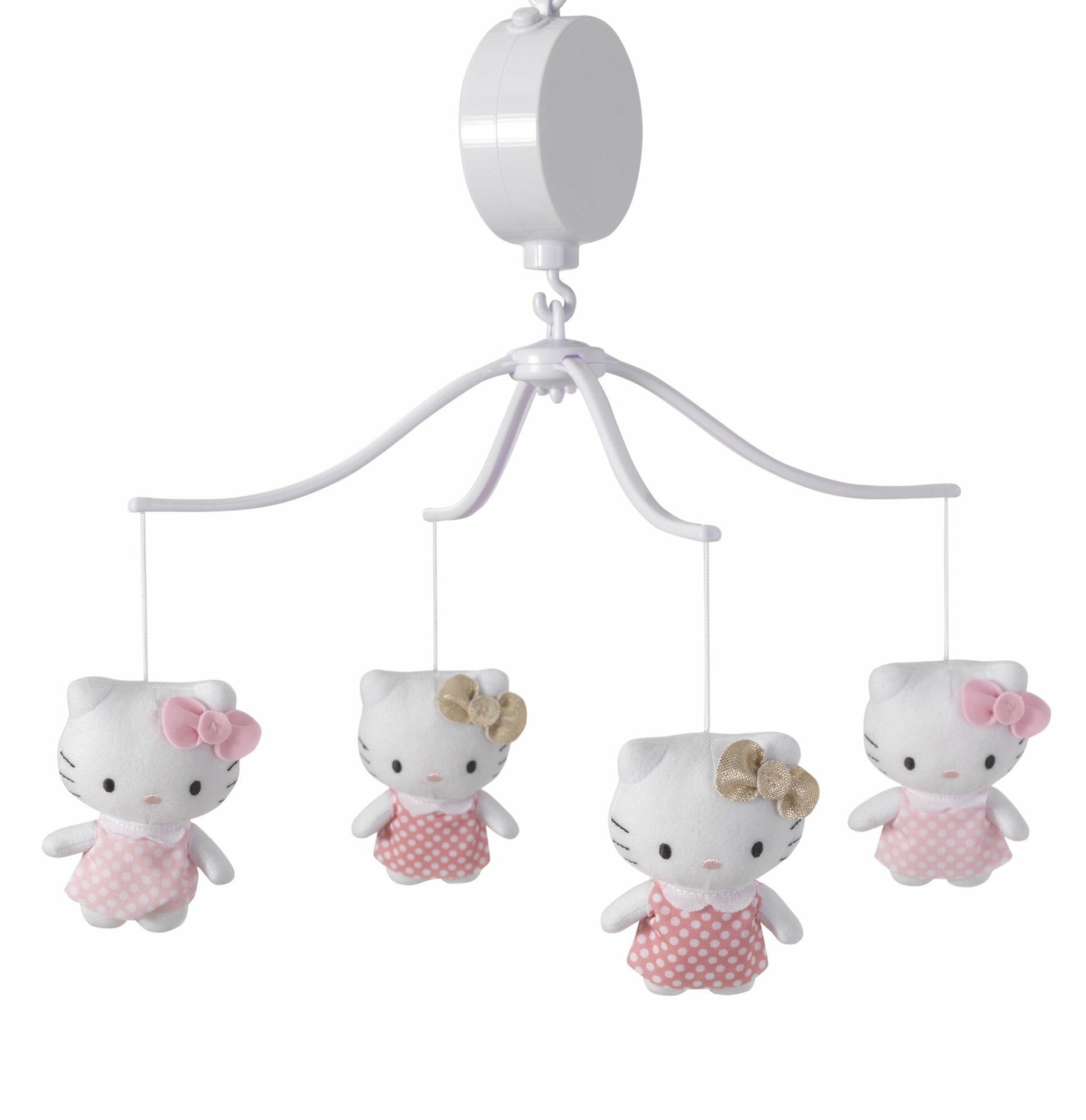 Bedtime Originals Hello Kitty Luv Musical Baby Crib Mobile Wayfair