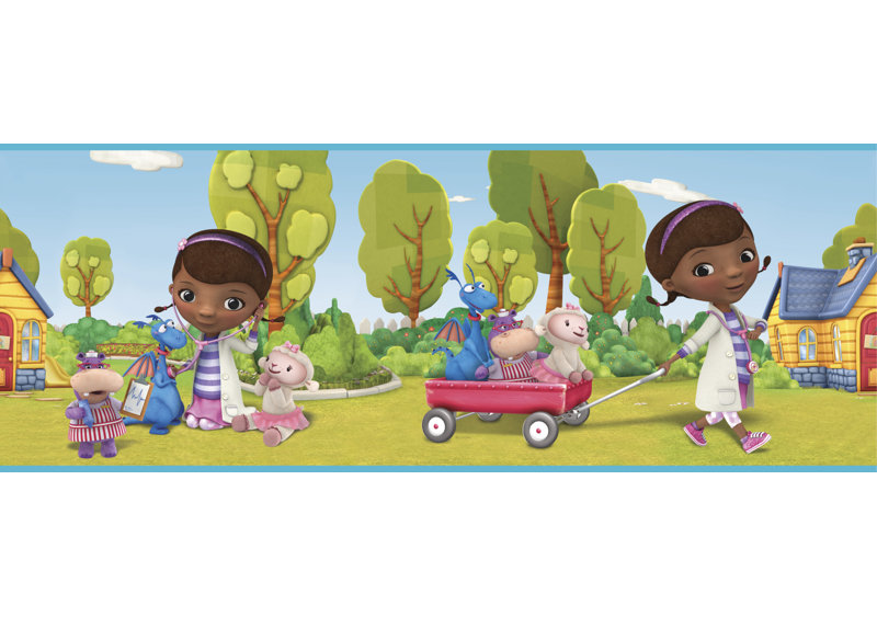York Wallcoverings Walt Disney Kids Ii 9 Doc Mcstuffins Border