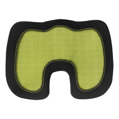 Ergonomic Cooling Gel Car Seat Cushion FH Group Color Yellow