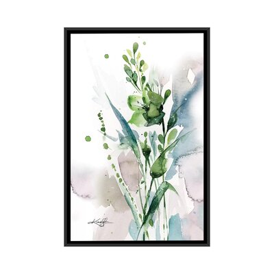 'Green Bliss I' by Kathy Morton Stanion - Painting Print East Urban Home Size: 26