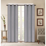Gray And Silver Silk Curtains Drapes You Ll Love In 2020 Wayfair