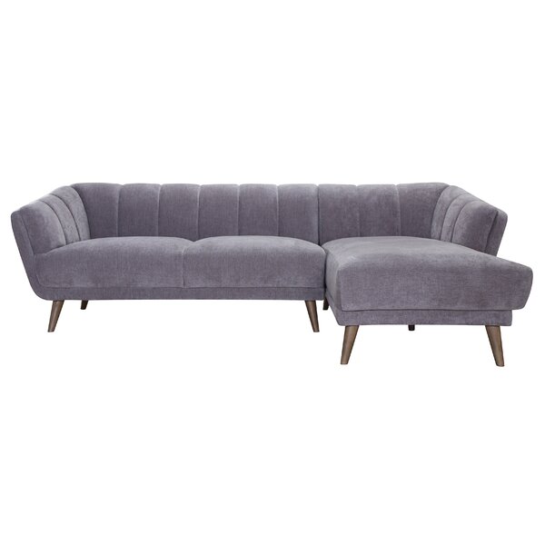 Menlo Mid Century Channel Tufted Sectional By Sofa Web
