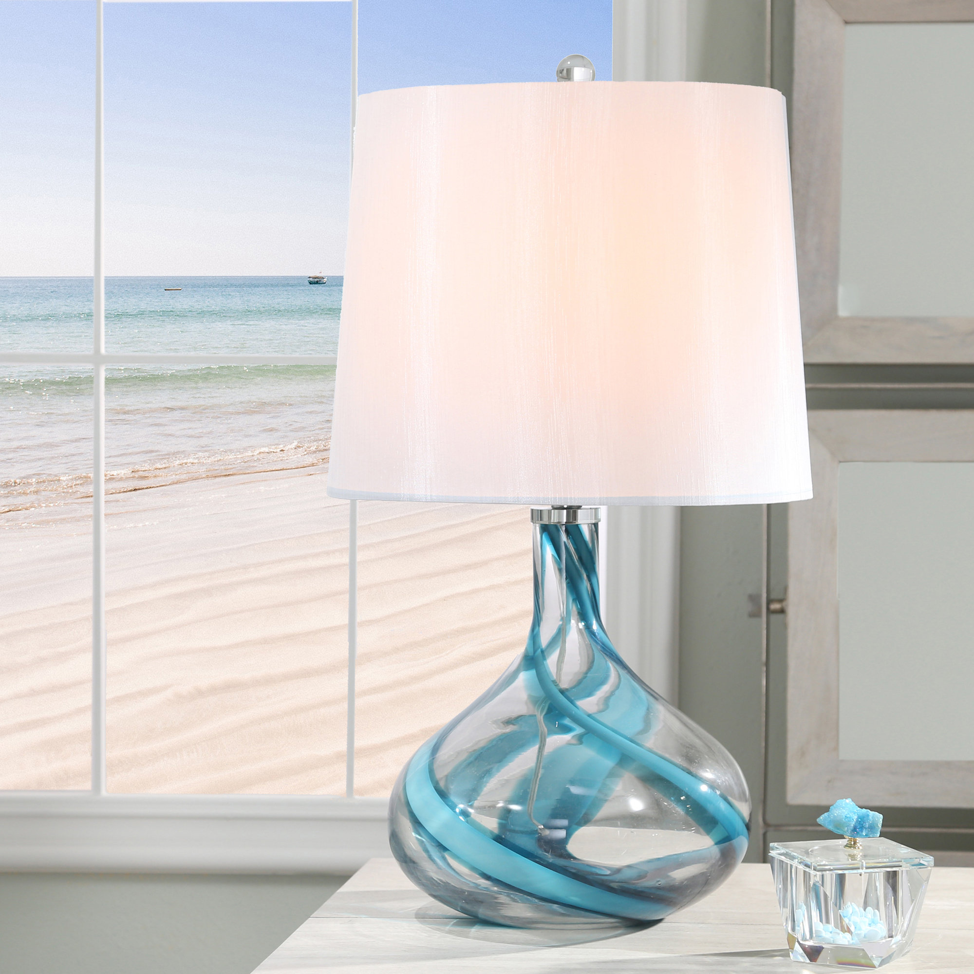 a table lamp