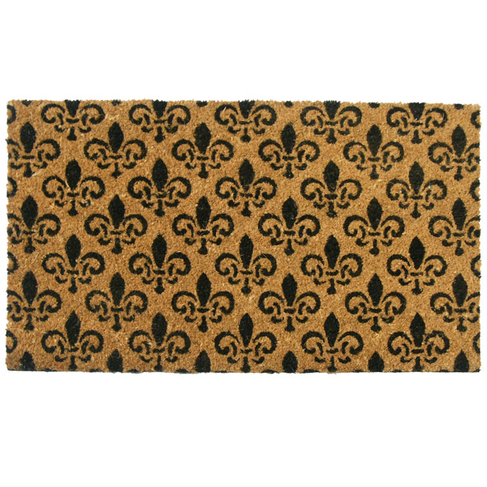 St Germaine Fleur De Lis Non Slip Outdoor Door Mat