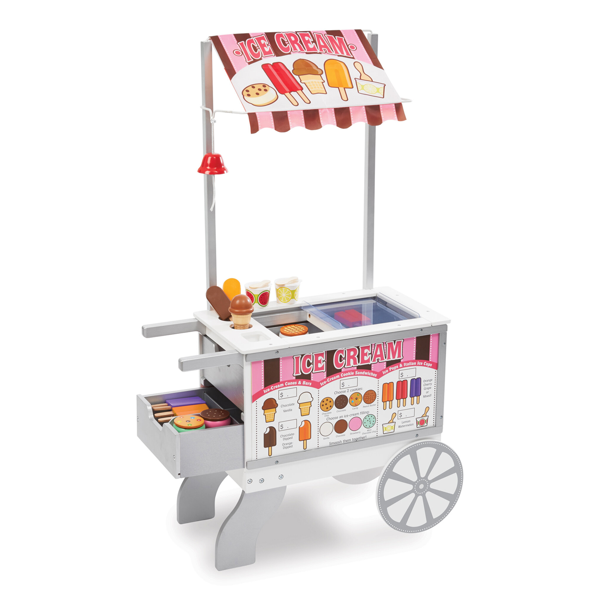 melissa and doug ice cream shop playset