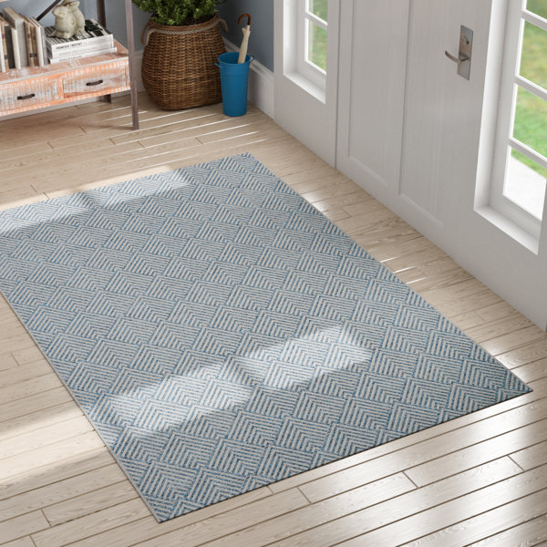 Milivoje Blue Area Rug by Gracie Oaks