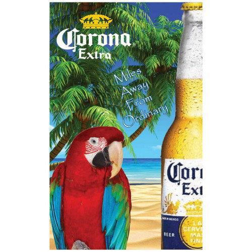 Corona Parrot Polyester 5 x 3 ft. Flag by NeoPlex