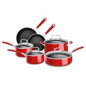 10 Piece Non-Stick Aluminum Cookware Set