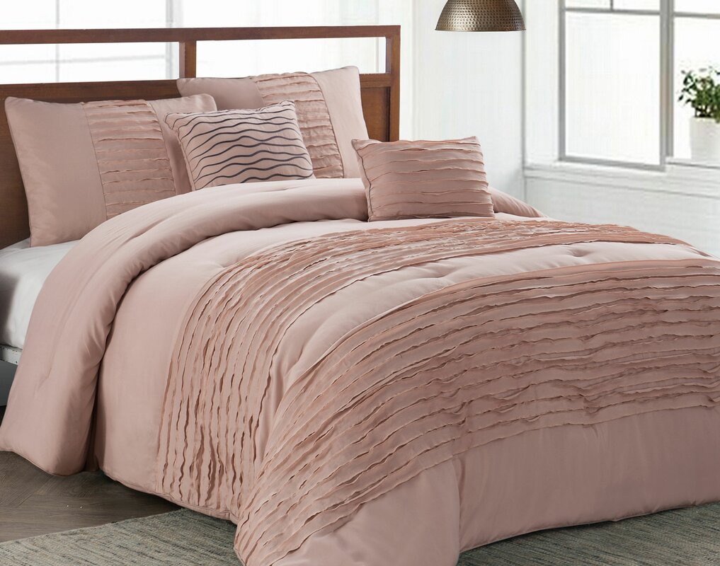 Tegan 5 Piece Reversible Comforter Set