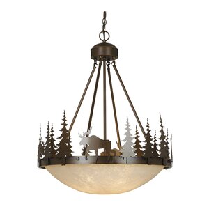 Yellowstone Indoor 4-Light Inverted Pendant