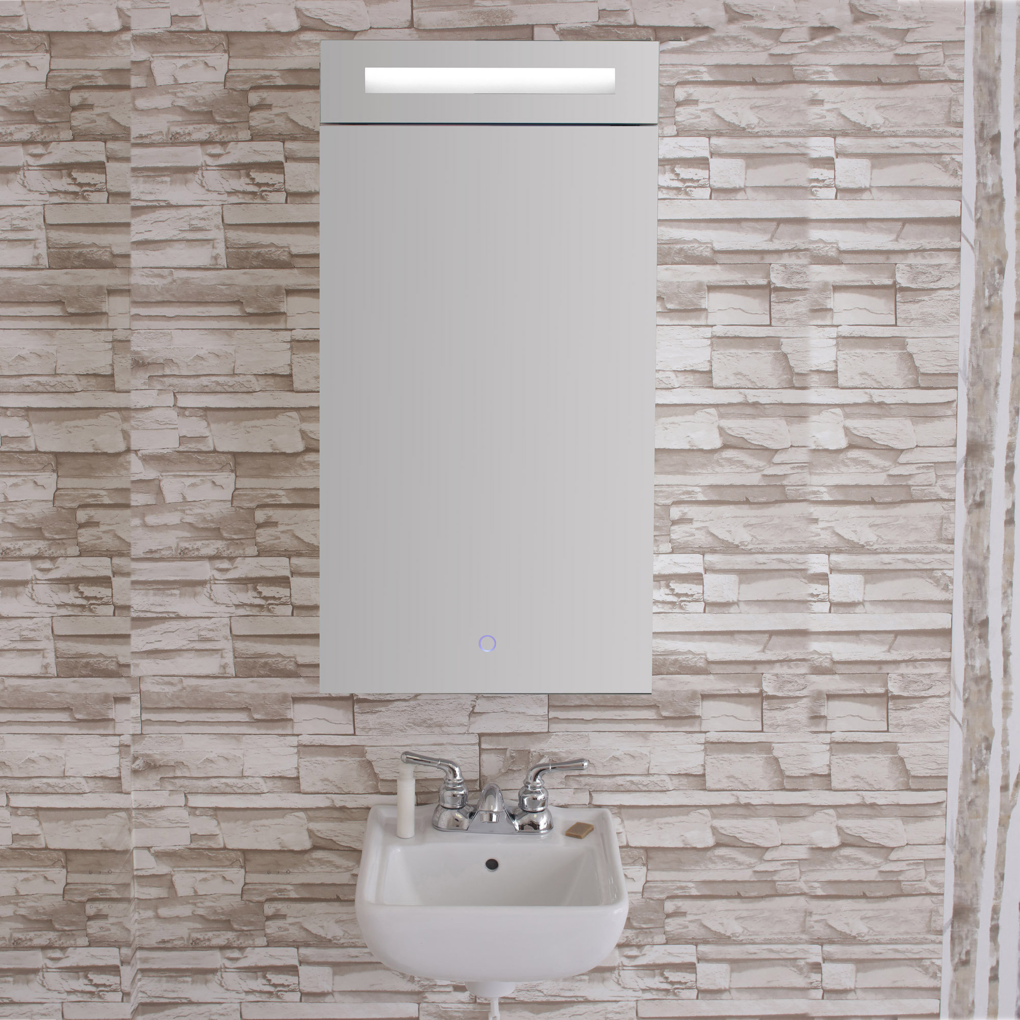 Orren Ellis Comeau Recessed Or Surface Mount 1 Doors Medicine Cabinet With 3 Adjustable Shelves And Led Lighting Reviews Wayfair