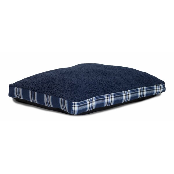 Evie Faux Sheepskin and Plaid Deluxe Dog Pillow by Archie & Oscar