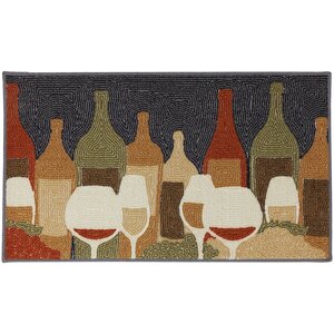Loop Print Base Wine Play Printed Doormat