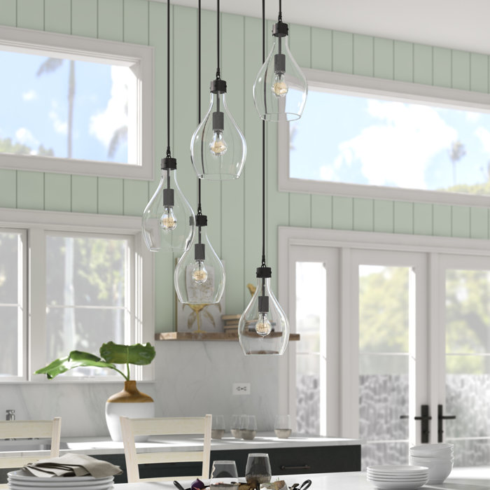 Nan 5 Light Cer Teardrop Pendant Nan 5 Light Cer Teardrop Pendant