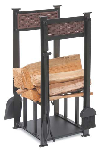 Basket Weave Hearth Center by Pilgrim Hearth