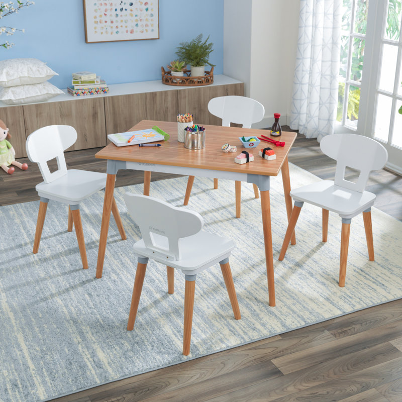 Kidkraft Kids 5 Piece Play Table And Chair Set Wayfair