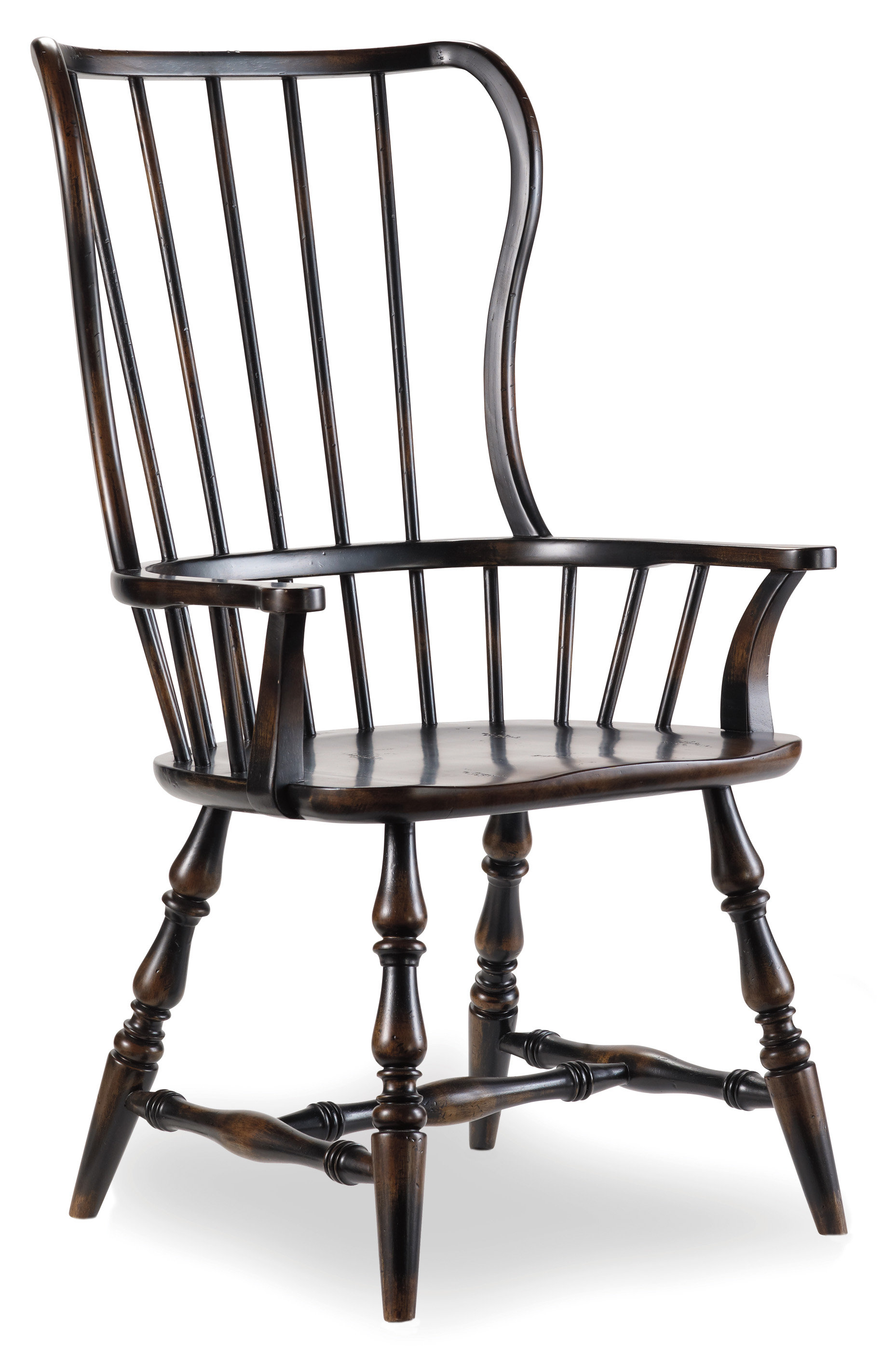 Hooker Furniture Sanctuary Windsor Back Arm Chair Reviews Wayfair