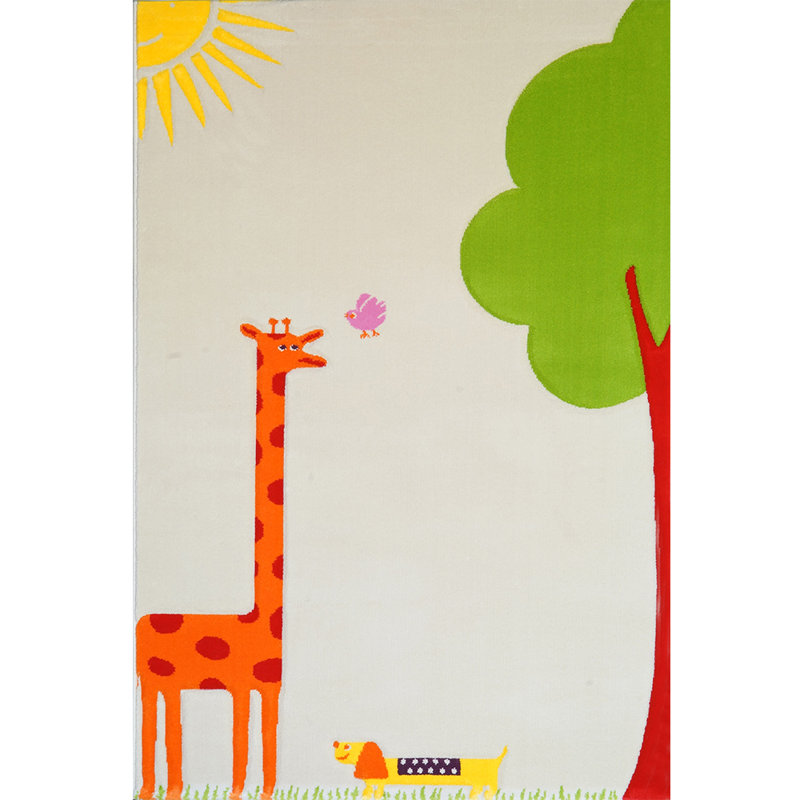 Zoomie Kids Truesdell Giraffe Nursery Cream Area Rug Wayfair Kids Nursery Cream Area Rug
