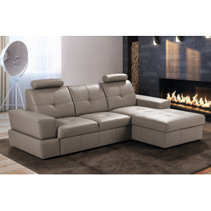 Ecksofa Nancy mit Bettfunktion von Home Loft Con..