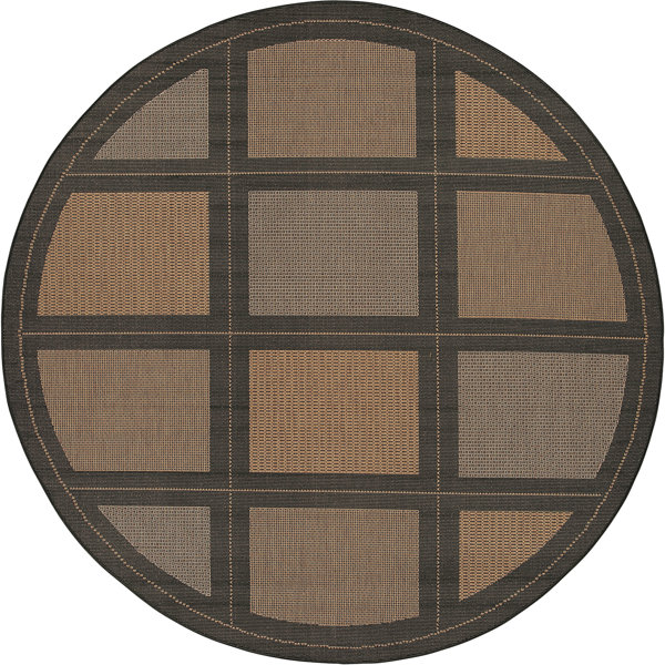 Westlund Cocoa Indoor/Outdoor Area Rug by Charlton Home
