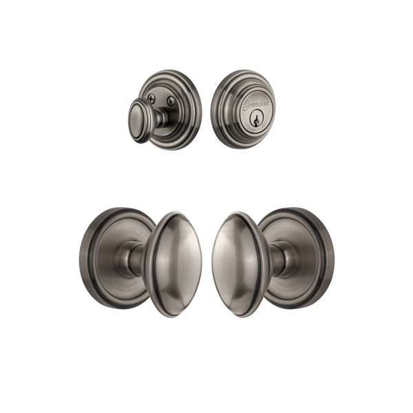 Georgetown Keyed Door Knob by Grandeur
